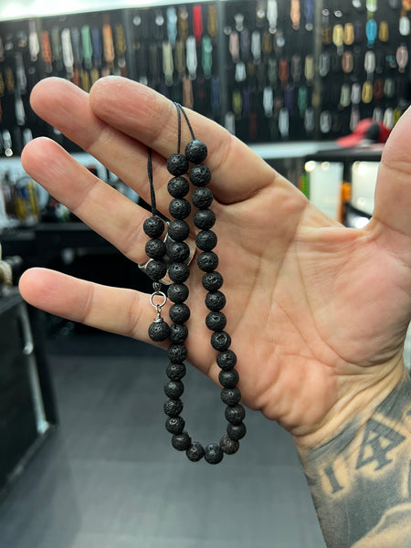 Volcanic Lava 33 Bead Komboloi / Worry Beads