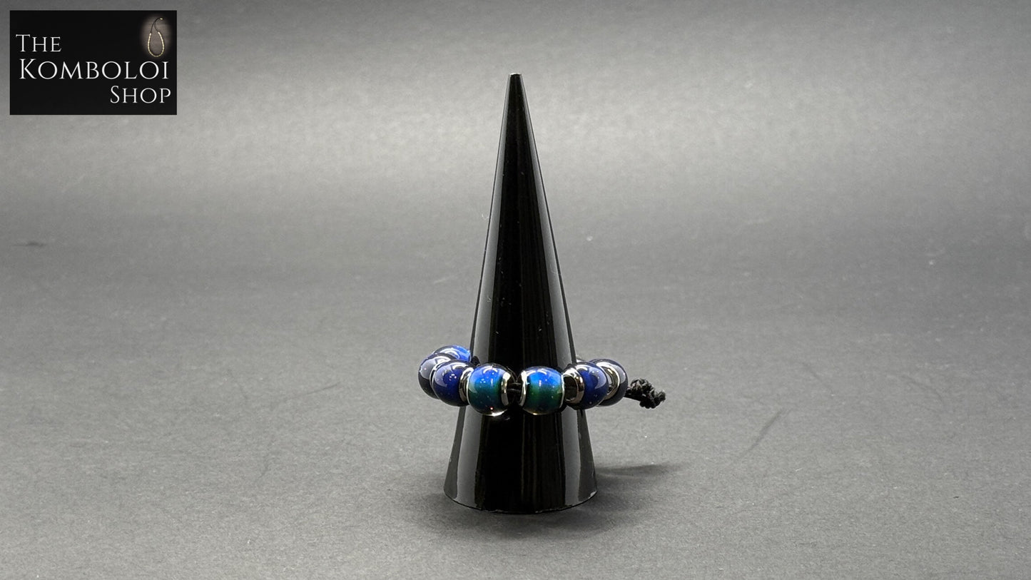 Thermochromic (Mood) Worry Bead Ring / Anxiety Ring MK2