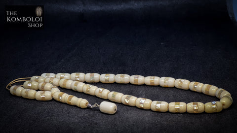 Bone 33 Bead Komboloi / Worry Beads