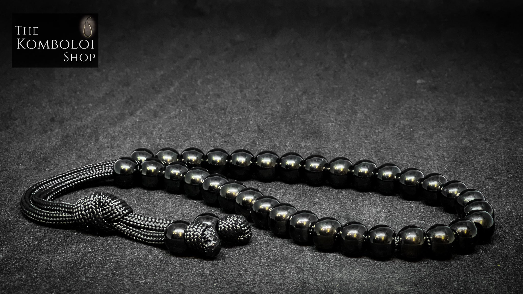 Modern Series Blackout 33 Bead Komboloi / Worry Beads