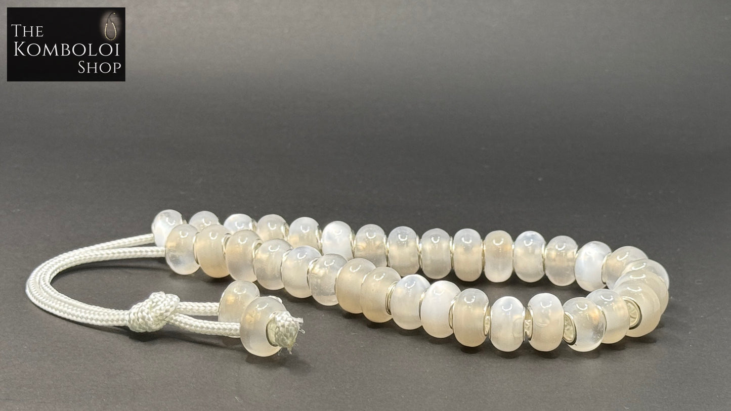 Brass Core Resin 33 Bead Komboloi / Worry Beads