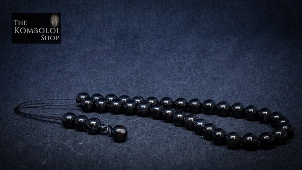 Onyx 33 Bead Komboloi / Worry Beads