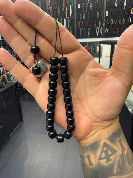 Obsidian 23 Bead Komboloi / Worry Beads