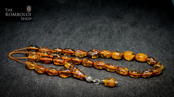 Baltic Amber 33 Bead Komboloi