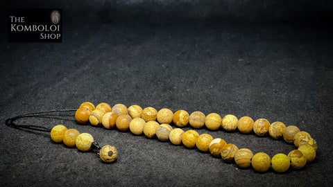 Picture Jasper 33 Bead Komboloi / Worry Beads