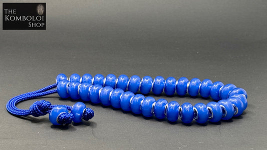 Brass Core Resin 33 Bead Komboloi / Worry Beads