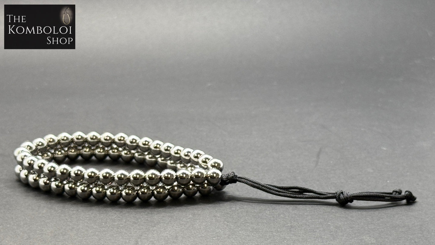 Stainless Steel Komboloi / Worry Bead Bracelet -  MK3 V2