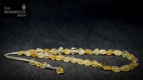 Citrine 33 Bead Komboloi / Worry Beads