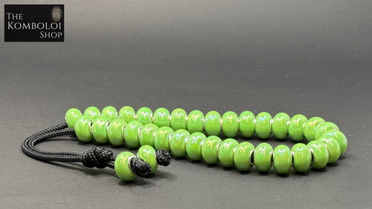 Brass Core Resin 33 Bead Komboloi / Worry Beads