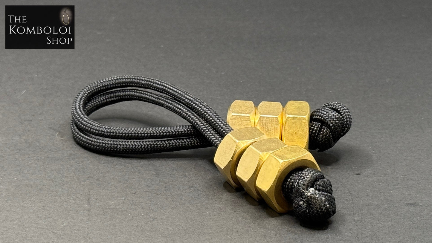 Industrial Series - Brass Triple Hex Begleri