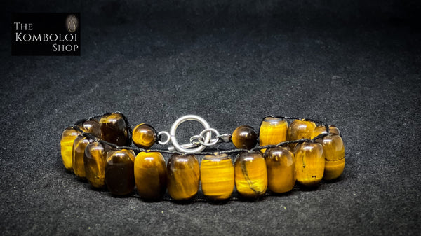 Prison Series Russian Chetki - Wearable Bracelet (Tigers Eye)