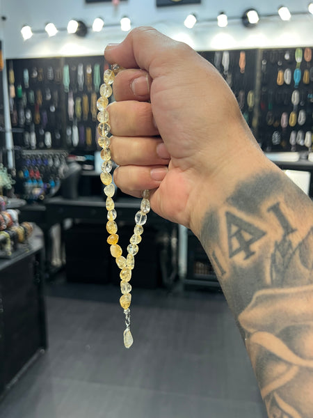 Citrine 33 Bead Worry Beads