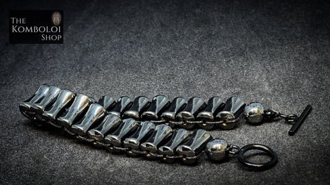 Prison Series Russian Chetki - Wearable Bracelet (Hematite)