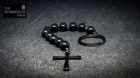 Irish Penal Rosary - Onyx