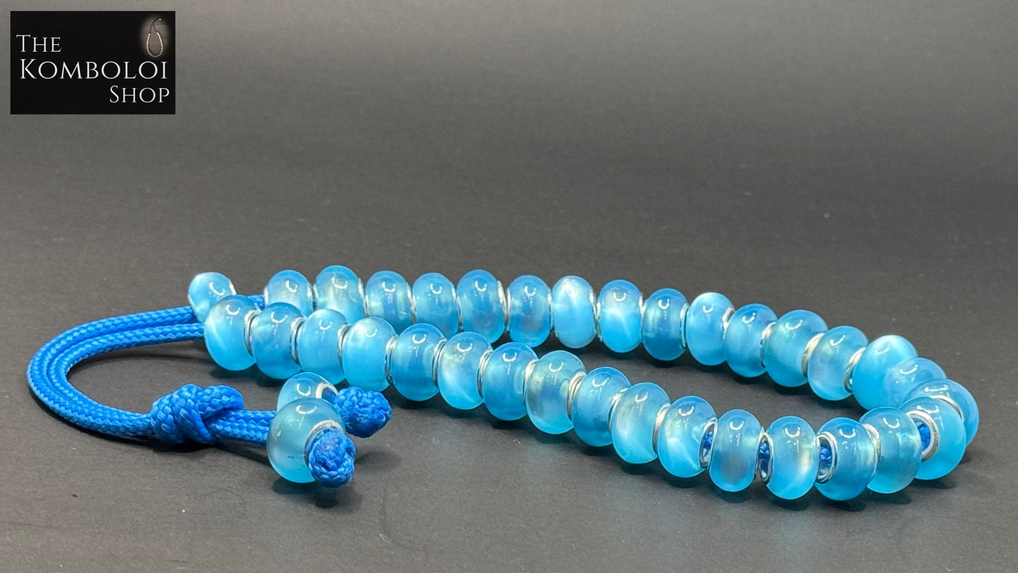 Brass Core Resin 33 Bead Komboloi / Worry Beads