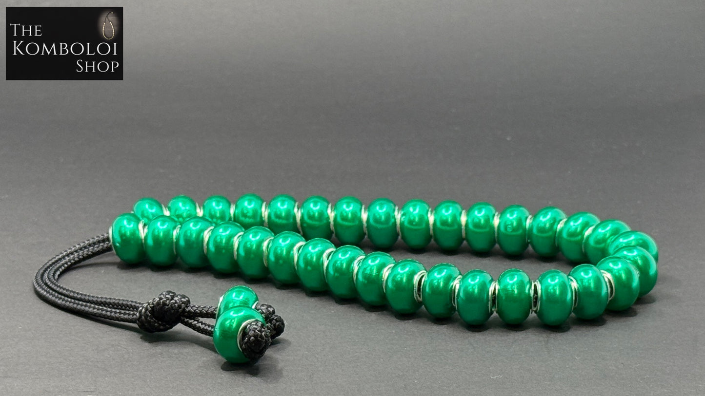 Brass Core Resin 33 Bead Komboloi / Worry Beads