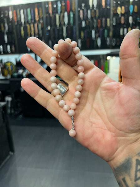 Pink Opal Wearable Worry Beads