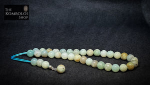 Amazonite 33 Bead Komboloi