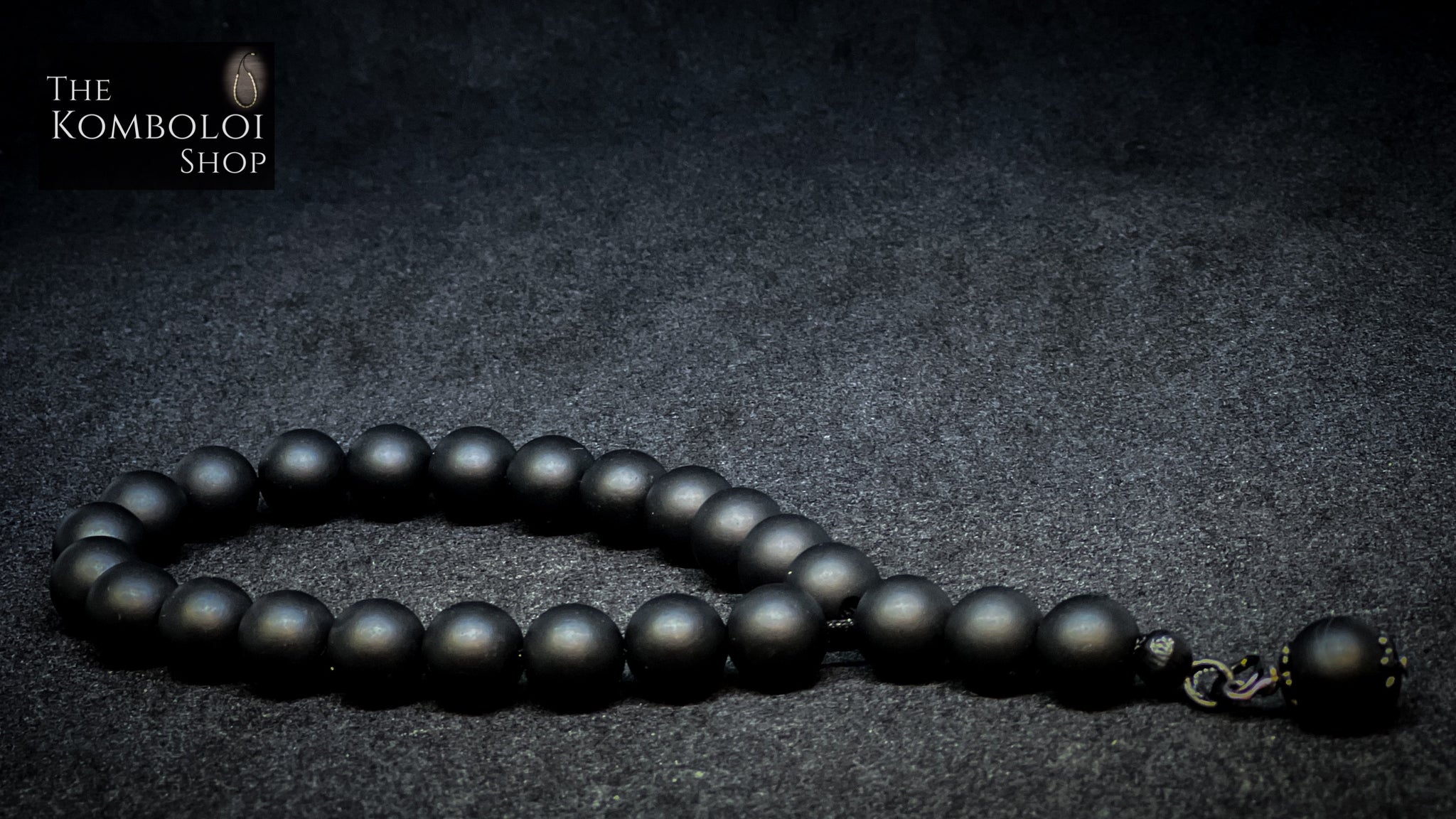 Gothic Series Matte Black Onyx Worry Beads