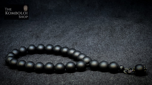 Gothic Series Matte Black Onyx Worry Beads