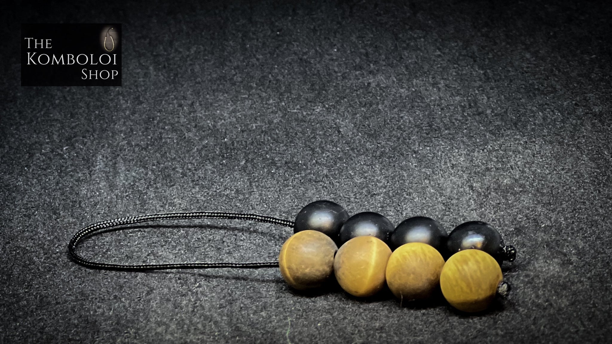 Matte Tigers Eye & Onyx Mini Begleri