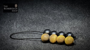 Matte Tigers Eye & Onyx Mini Begleri