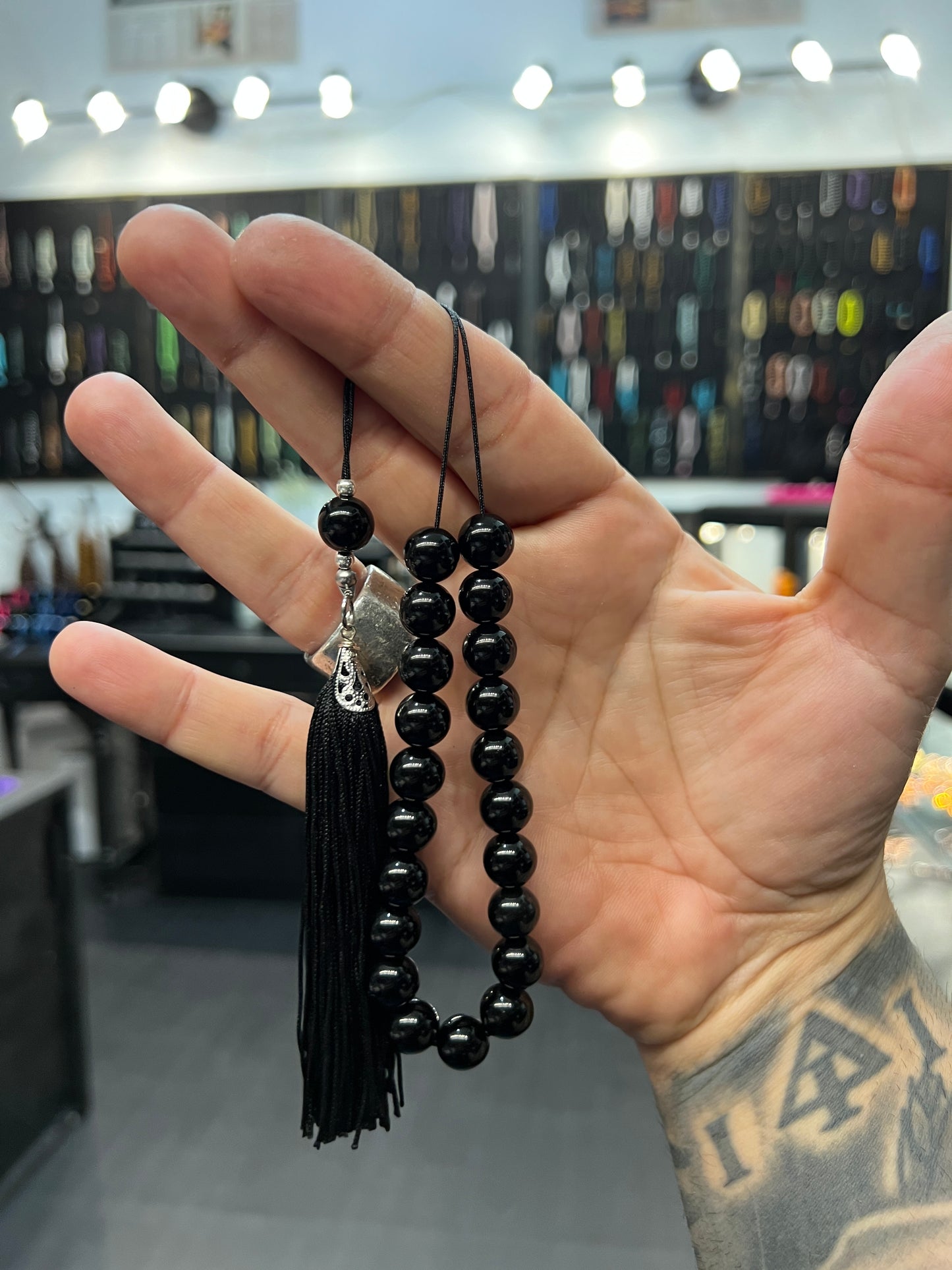 Onyx Komboloi / Worry Beads