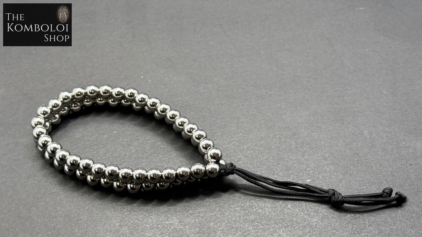 Stainless Steel Komboloi / Worry Bead Bracelet -  MK3 V2