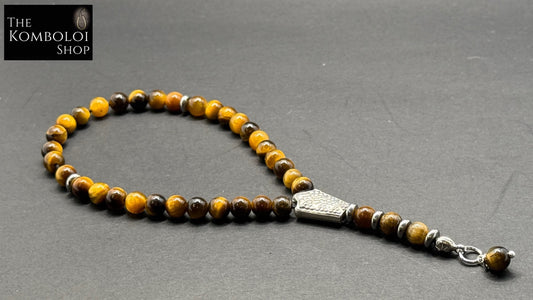 Ottoman Collection Mini 33 Tasbih / Masbaha - Tigers Eye