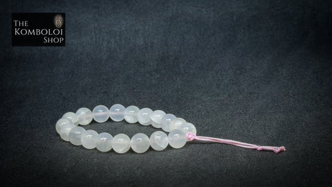 Selenite Worry Beads - Wearable MK3 (Short)