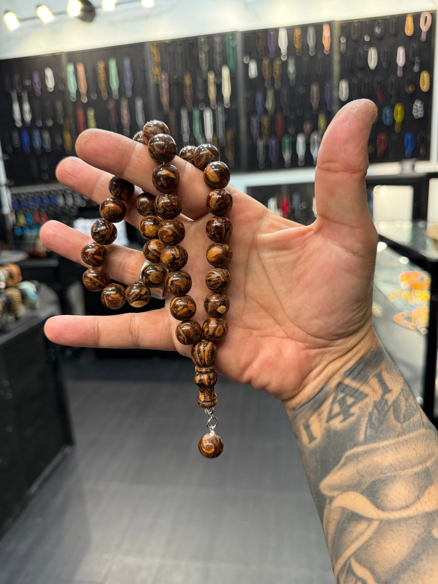 Cinnamon 33 Bead Komboloi / Worry Beads