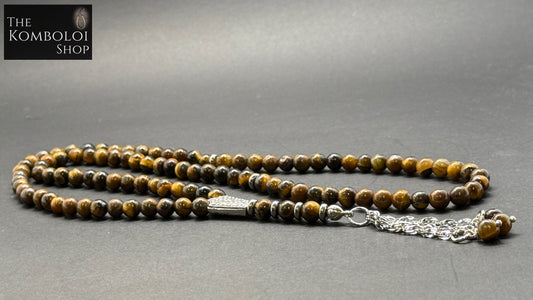 Ottoman Collection 99 Bead Tasbih/Masbaha - Tigers Eye