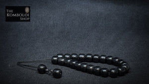 Obsidian 23 Bead Komboloi / Worry Beads