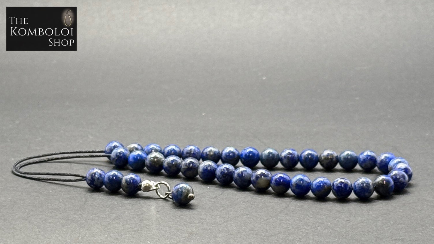 Lapis Lazuli 33 Bead Mini Komboloi / Worry Beads