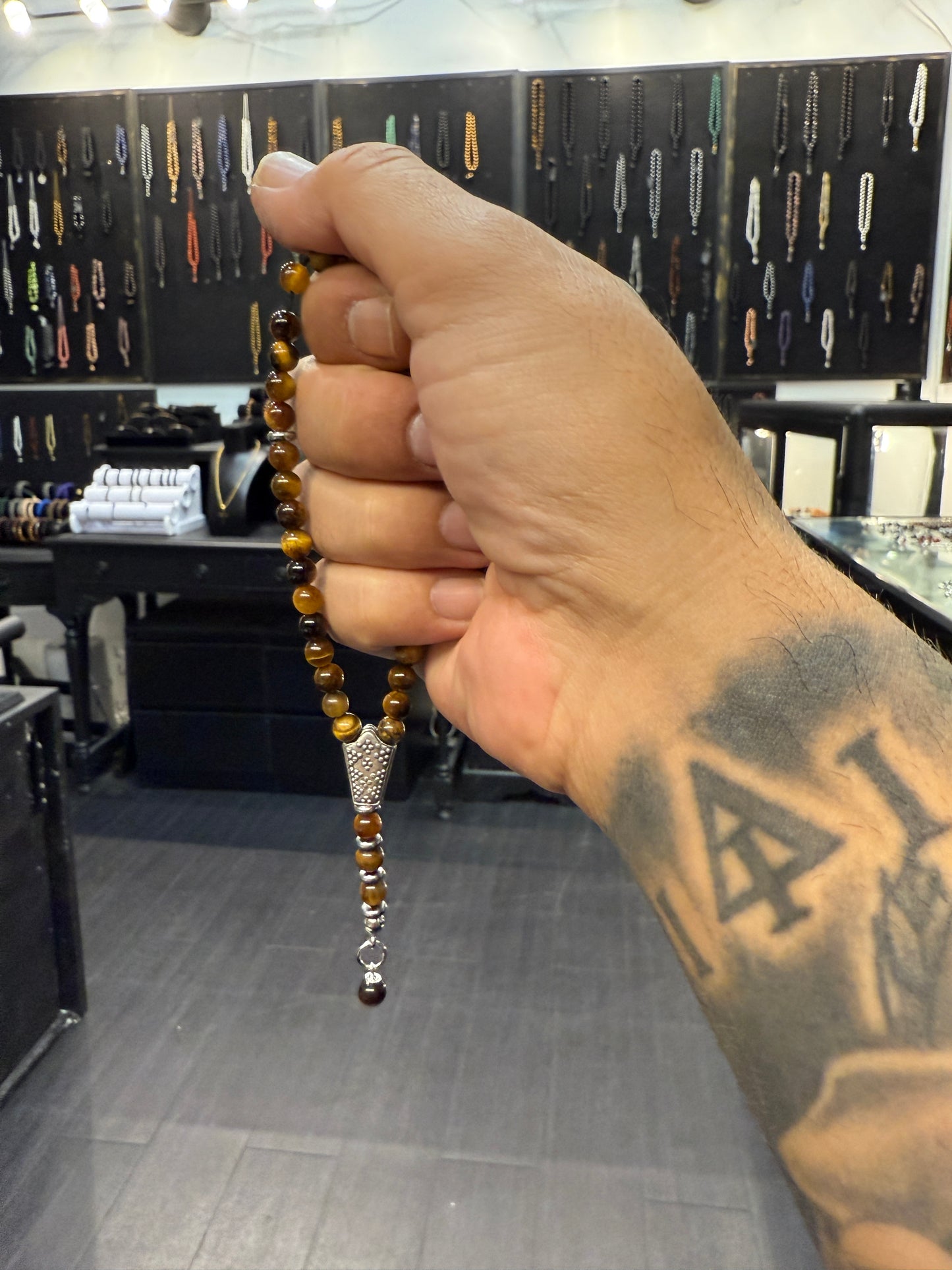 Ottoman Collection Mini 33 Tasbih / Masbaha - Tigers Eye