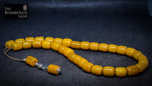 Pressed Baltic Amber 33 Bead Komboloi / Worry Beads