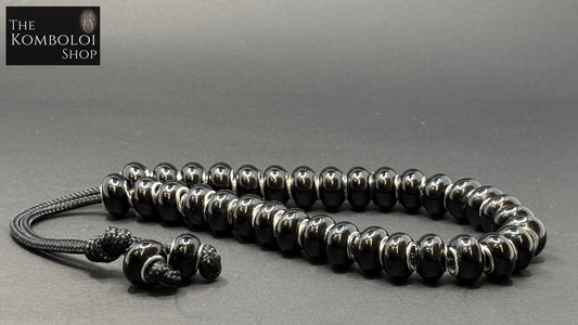 Brass Core Resin 33 Bead Komboloi / Worry Beads