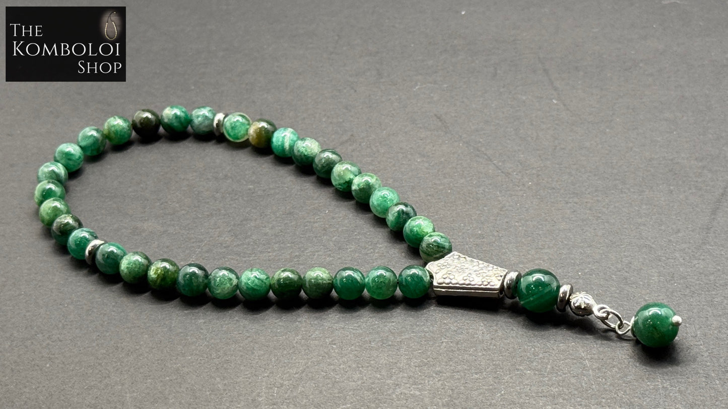 Ottoman Collection Mini 33 Tasbih / Masbaha - Emerald