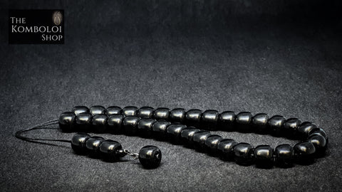 Obsidian 33 Bead Komboloi / Worry Beads