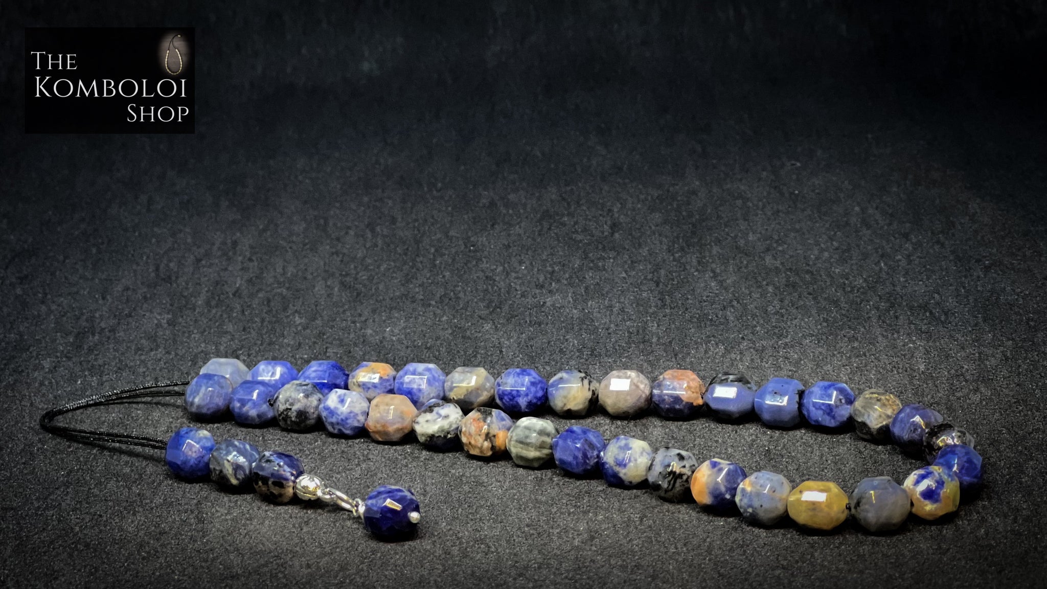 Sodalite 33 Bead Komboloi / Worry Beads