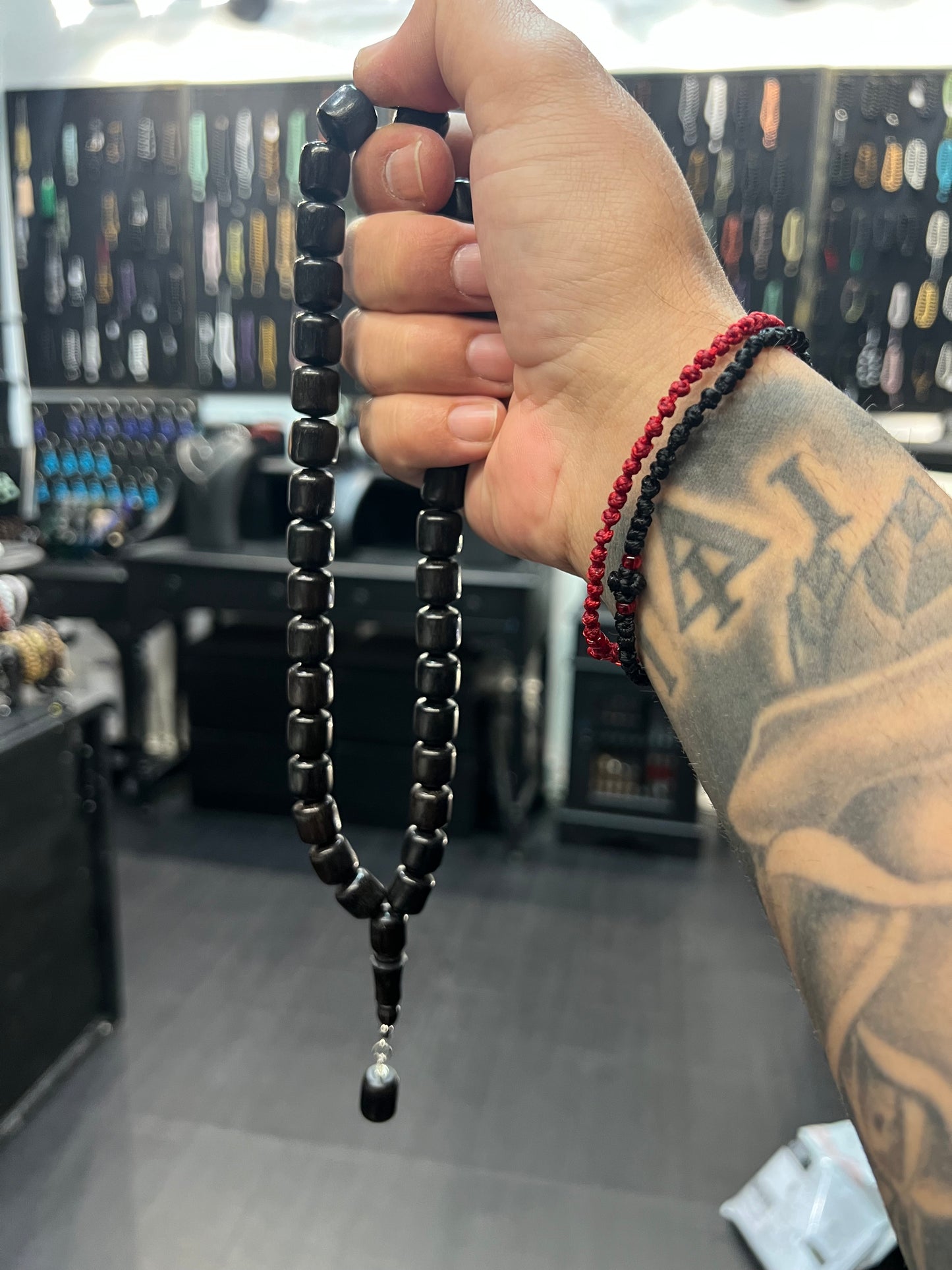 Ebony 33 Bead Worry Beads