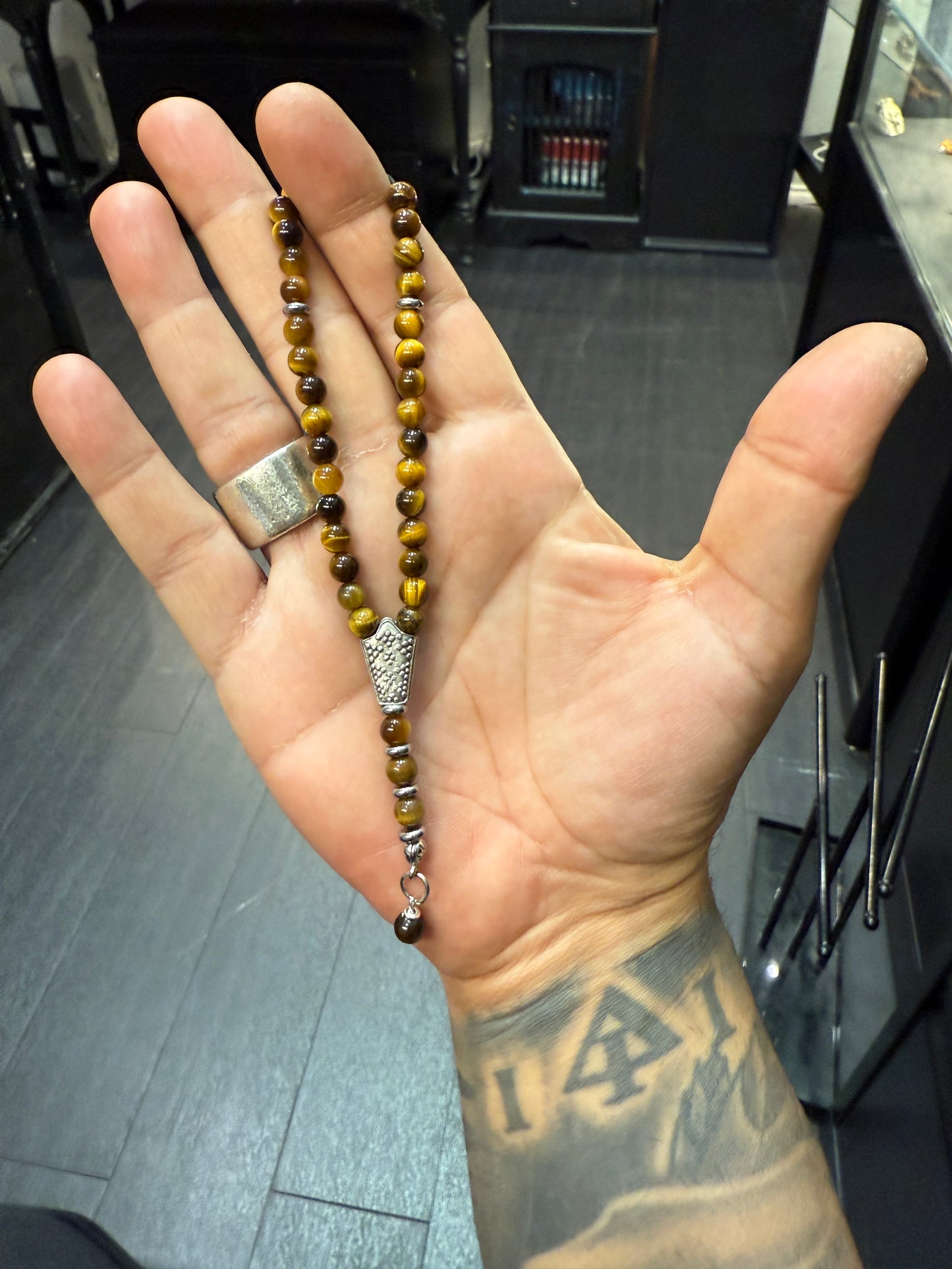 Ottoman Collection Mini 33 Tasbih / Masbaha - Tigers Eye