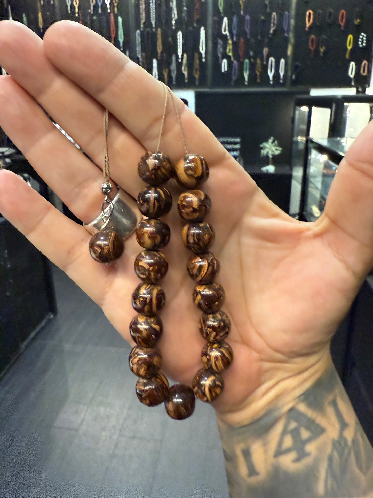 Natural Cinnamon Komboloi / Worry Beads