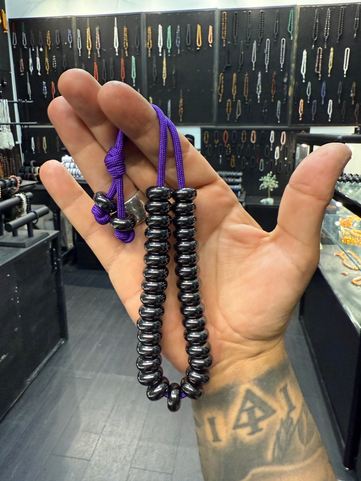 Hematite 33 Bead Komboloi