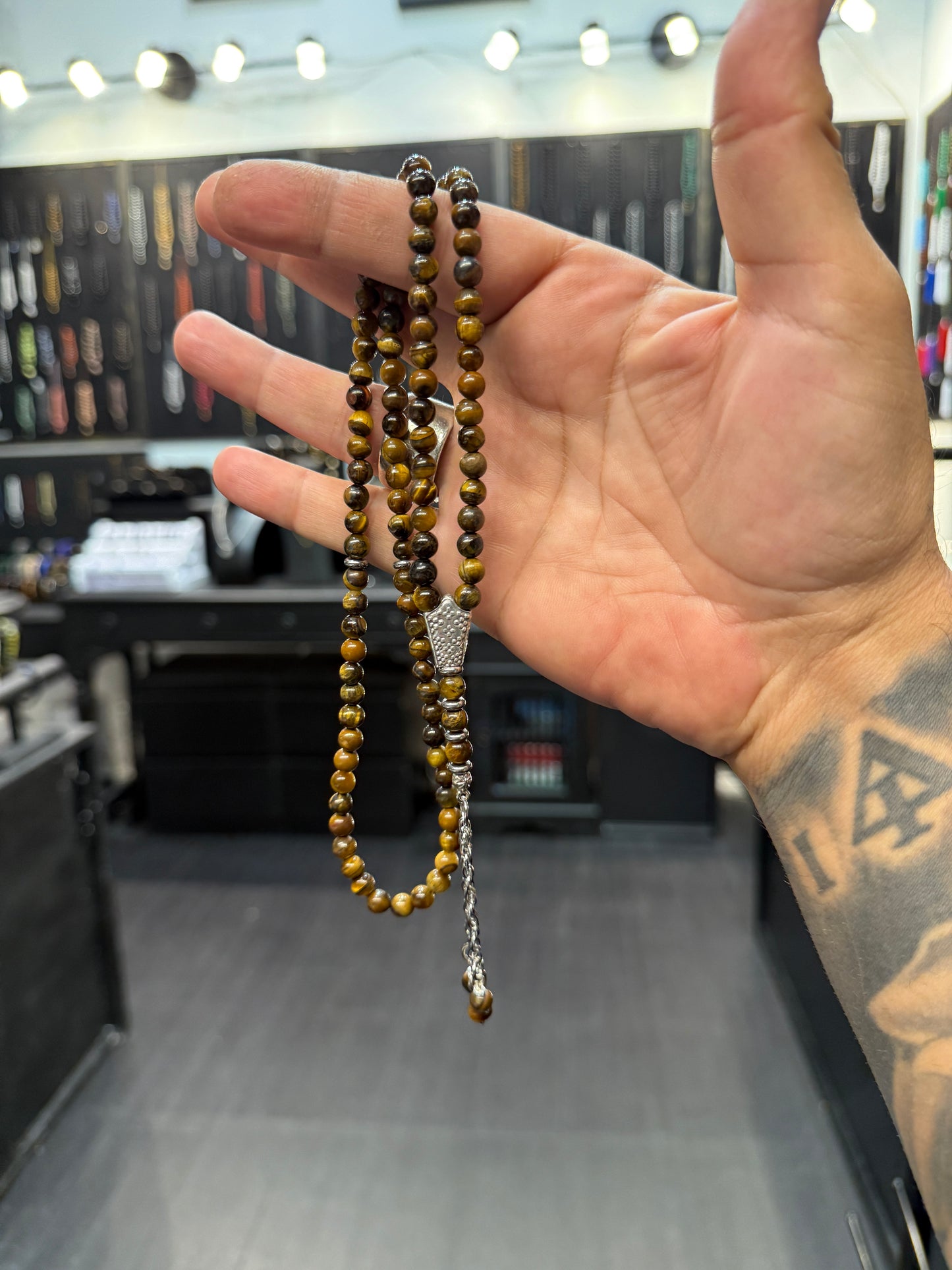 Ottoman Collection 99 Bead Tasbih/Masbaha - Tigers Eye