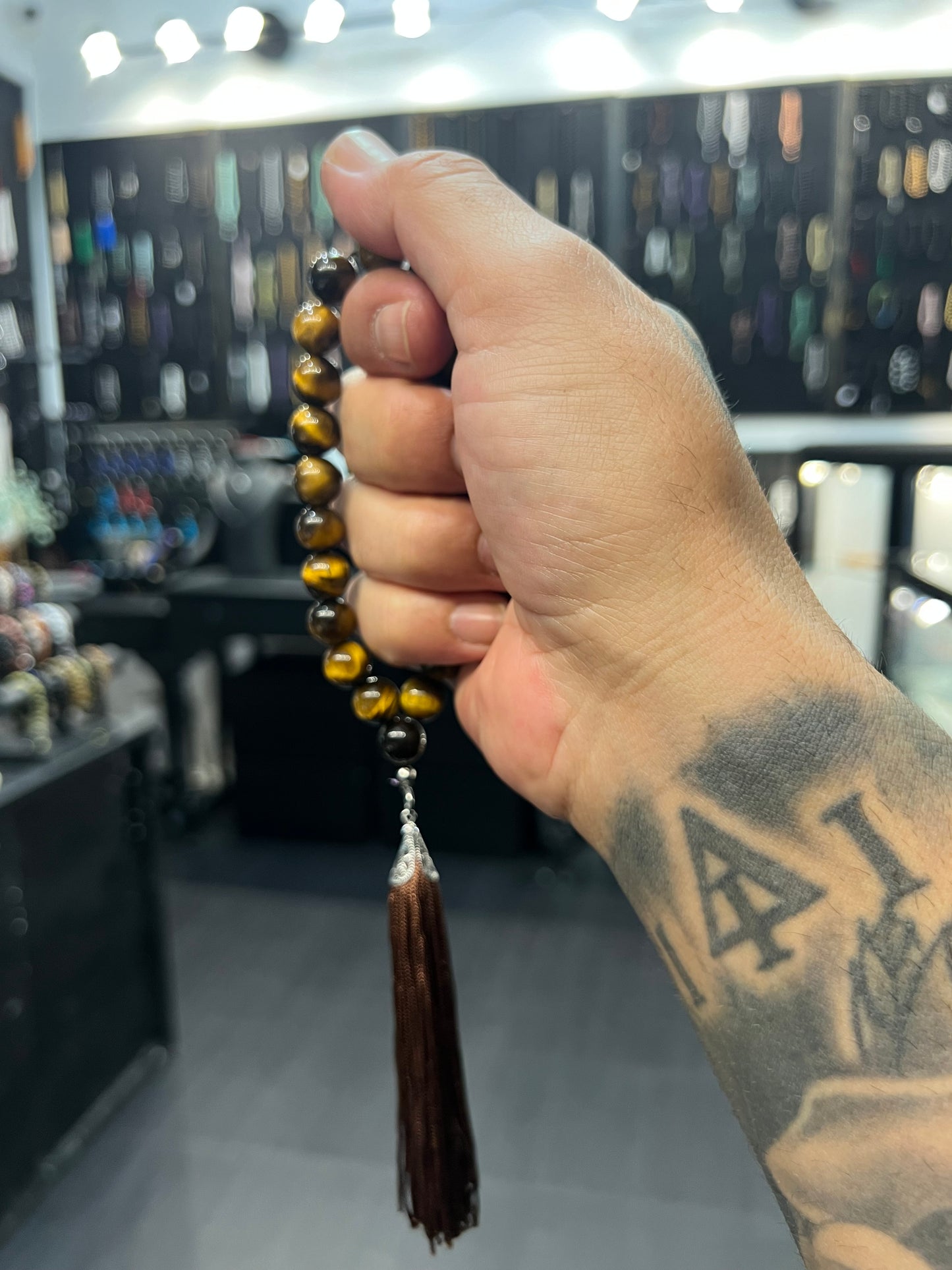 Tigers Eye OG Series Worry Beads