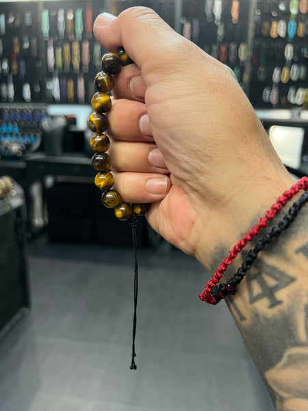 Tigers Eye Worry Beads - Wearable MK3 (Long)