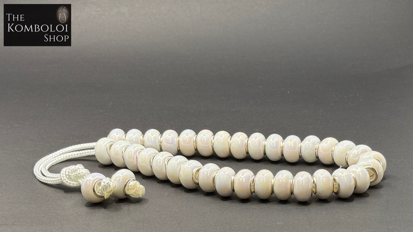 Brass Core Resin 33 Bead Komboloi / Worry Beads