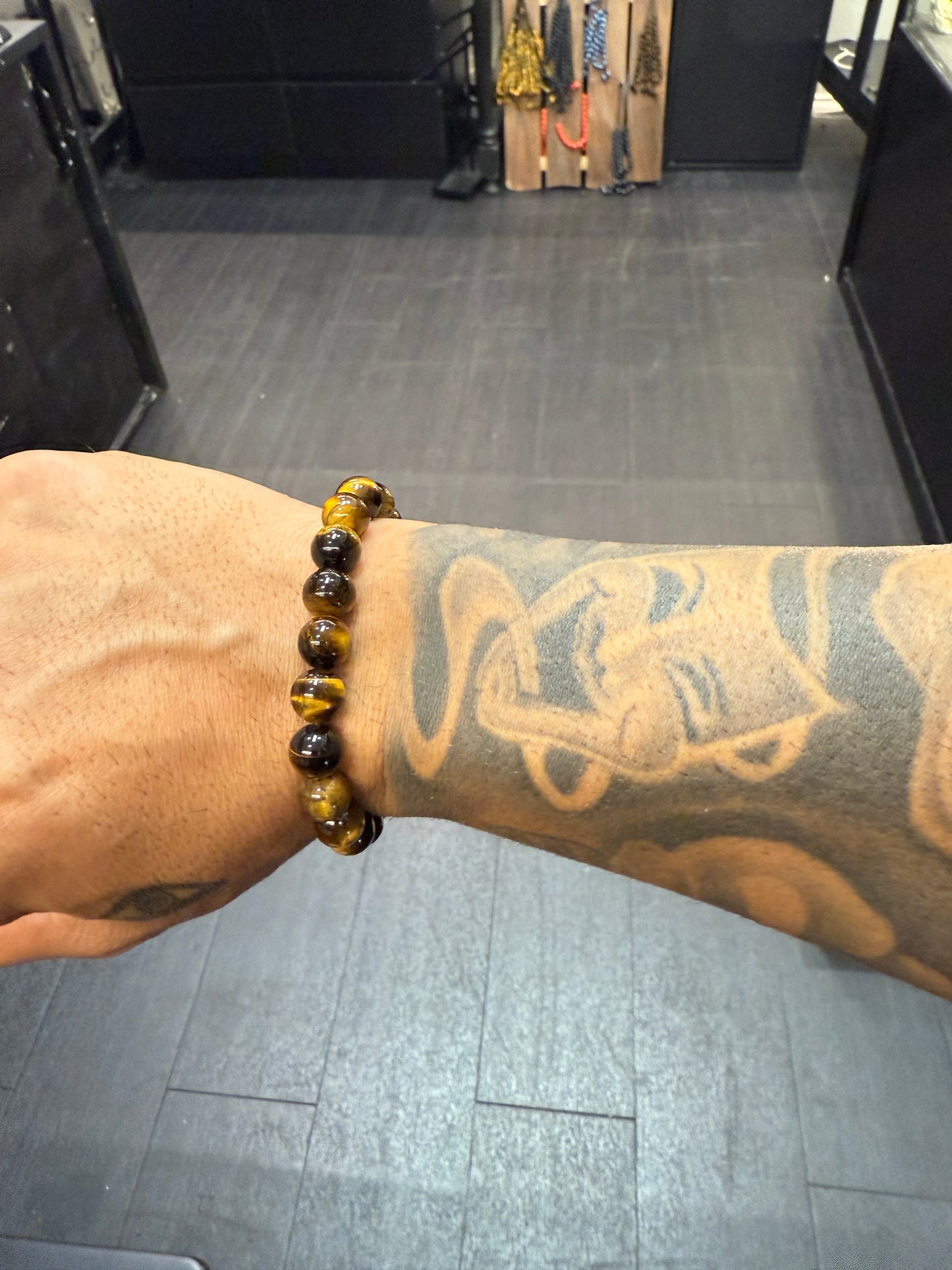 Onyx & Tigers Eye Worry Beads