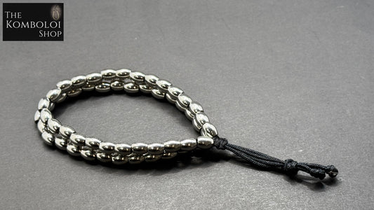 Stainless Steel Komboloi / Worry Bead Bracelet -  MK3 V2